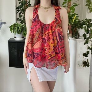 🌺Y2K floral baby doll cami🌺